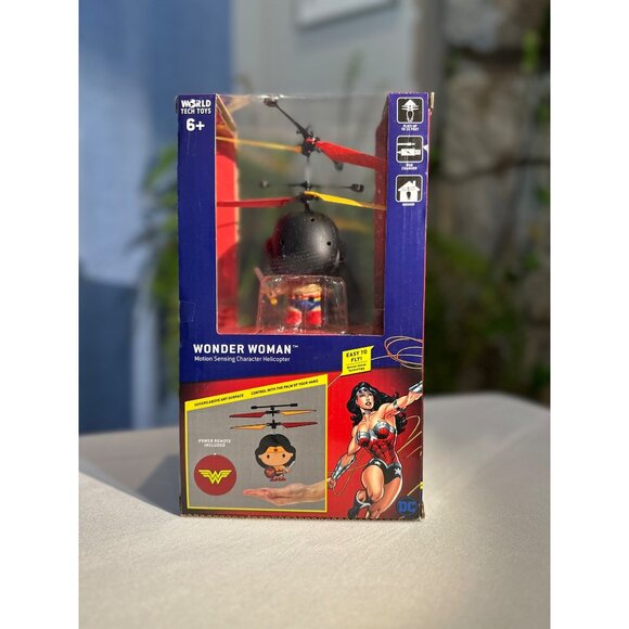 Wonder Woman Motion Sensing Character Helicopter Toy NEW - Picture 6 of 6